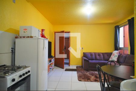 Cozinha de apartamento à venda com 2 quartos, 42m² em Campina, São Leopoldo