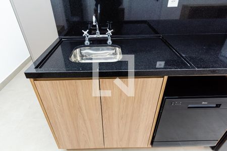 Sala/Cozinha de apartamento à venda com 1 quarto, 40m² em Moema, São Paulo