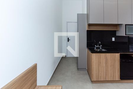 Sala/Cozinha de apartamento para alugar com 1 quarto, 40m² em Indianópolis, São Paulo