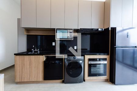 Sala/Cozinha de apartamento à venda com 1 quarto, 40m² em Moema, São Paulo