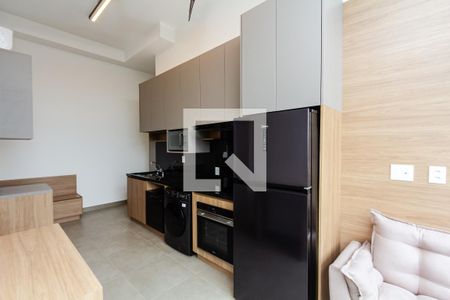 Sala/Cozinha de apartamento à venda com 1 quarto, 40m² em Moema, São Paulo