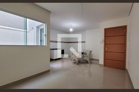 Sala de apartamento à venda com 2 quartos, 58m² em Parque Oratório, Santo André