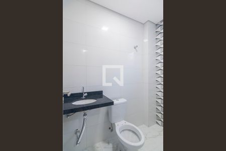 Banheiro da Suite de apartamento à venda com 2 quartos, 65m² em Parque Oratório, Santo André