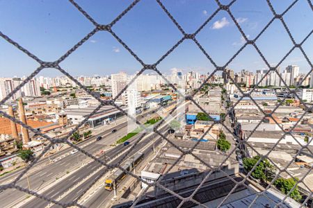 Vista da Sala/Cozinha de apartamento para alugar com 1 quarto, 32m² em Brás, São Paulo