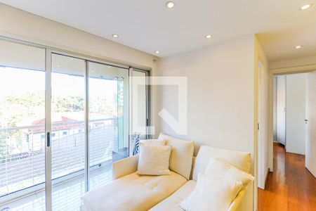 Sala de apartamento para alugar com 2 quartos, 55m² em Chácara Santo Antônio (zona Sul), São Paulo