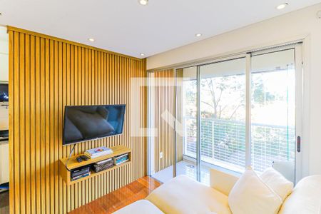 Sala de apartamento para alugar com 2 quartos, 55m² em Chácara Santo Antônio (zona Sul), São Paulo