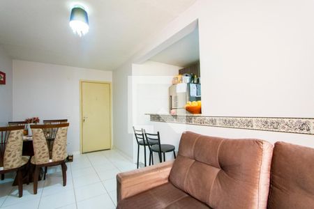 Sala de apartamento à venda com 2 quartos, 57m² em Parque São Vicente, Santo André