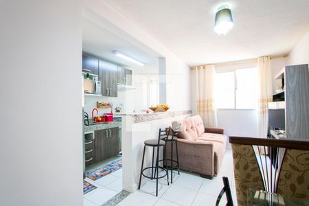Sala de apartamento à venda com 2 quartos, 57m² em Parque São Vicente, Santo André