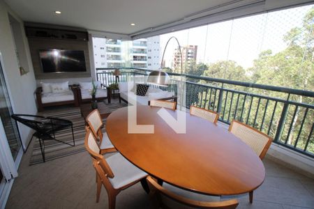 Varanda gourmet de apartamento para alugar com 4 quartos, 122m² em Vila Andrade, São Paulo