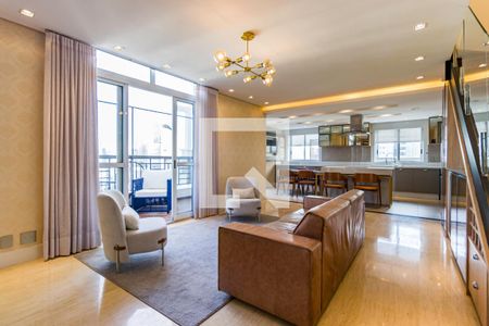 Sala de apartamento à venda com 3 quartos, 220m² em Vila Andrade, São Paulo