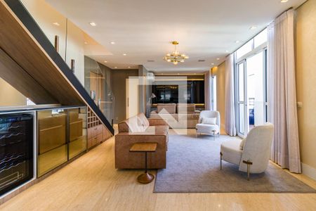 Sala de apartamento à venda com 3 quartos, 220m² em Vila Andrade, São Paulo