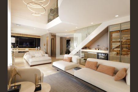 Sala de apartamento para alugar com 2 quartos, 180m² em Vila Andrade, São Paulo