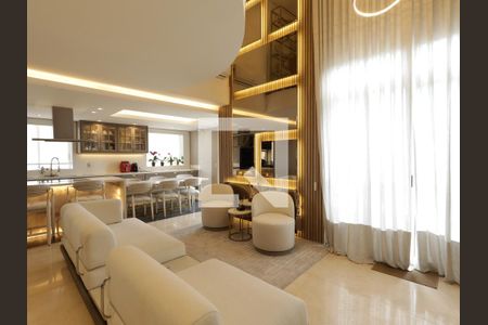 Sala de apartamento para alugar com 2 quartos, 180m² em Vila Andrade, São Paulo