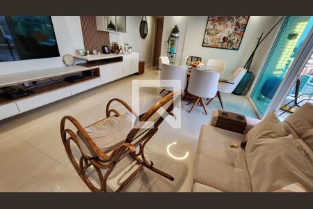 Detalhe Sala de apartamento para alugar com 3 quartos, 153m² em Embaré, Santos