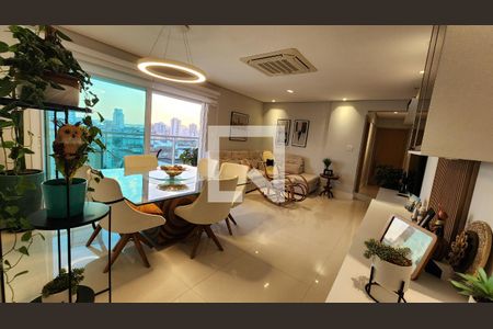 Sala de apartamento para alugar com 3 quartos, 153m² em Embaré, Santos