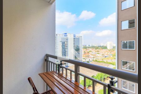 Varanda da Sala de apartamento para alugar com 1 quarto, 33m² em Jardim Caravelas, São Paulo
