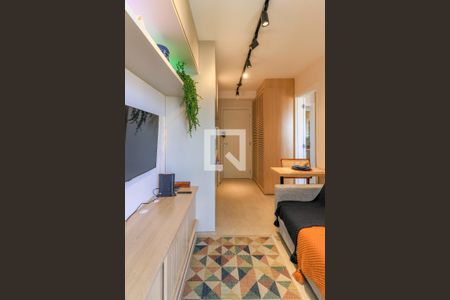 Sala de apartamento para alugar com 1 quarto, 33m² em Jardim Caravelas, São Paulo