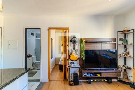 Sala de apartamento à venda com 1 quarto, 32m² em Higienópolis, São Paulo