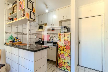 Cozinha de apartamento à venda com 1 quarto, 32m² em Higienópolis, São Paulo