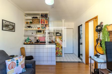 Sala de apartamento à venda com 1 quarto, 32m² em Higienópolis, São Paulo