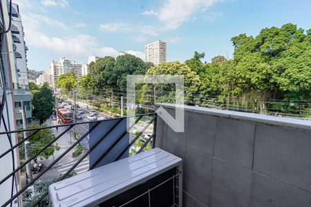 Varanda da Sala Plaquinha de apartamento à venda com 2 quartos, 60m² em Icaraí, Niterói