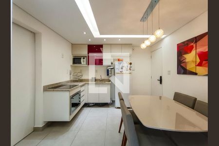 Cozinha de apartamento para alugar com 1 quarto, 37m² em Barra Funda, São Paulo