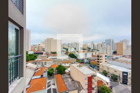 Varanda vista de apartamento à venda com 1 quarto, 37m² em Barra Funda, São Paulo