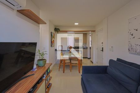 Sala de apartamento à venda com 2 quartos, 55m² em São Pedro, Belo Horizonte