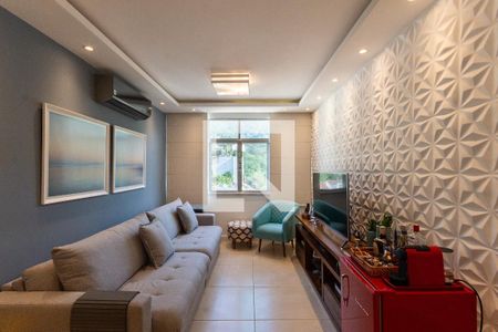 Sala de apartamento à venda com 3 quartos, 90m² em Tijuca, Rio de Janeiro