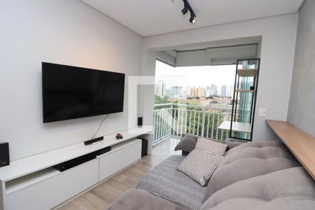 Sala de TV de apartamento à venda com 2 quartos, 52m² em Tatuapé, São Paulo