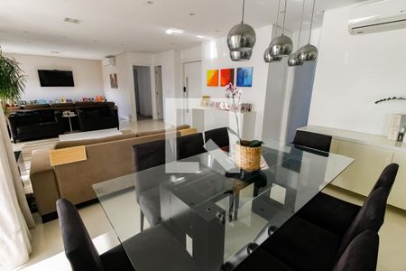 Sala - jantar de apartamento para alugar com 3 quartos, 173m² em Panamby, São Paulo