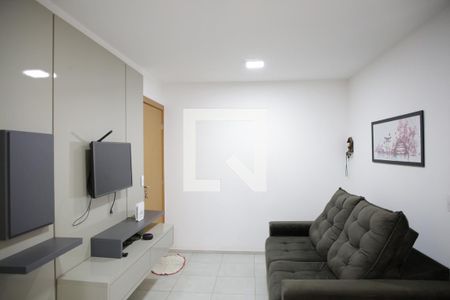 Sala de apartamento para alugar com 2 quartos, 52m² em Residencial Monte Carlo, Goiânia