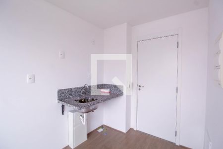 Cozinha de apartamento à venda com 1 quarto, 18m² em Brás, São Paulo