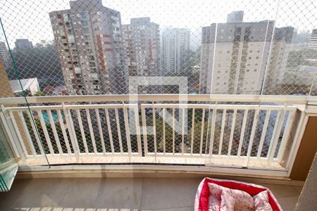 Varanda da Sala de apartamento à venda com 2 quartos, 95m² em Vila Andrade, São Paulo