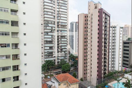 Vista da varanda de apartamento à venda com 1 quarto, 45m² em Vila Mariana, São Paulo