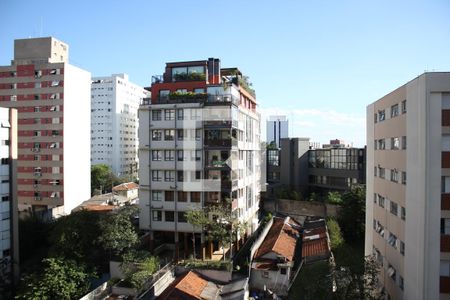 Vista do 7º andar de kitnet/studio à venda com 1 quarto, 26m² em Cerqueira César, São Paulo