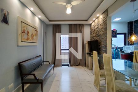 Sala de apartamento para alugar com 2 quartos, 71m² em Canto do Forte, Praia Grande