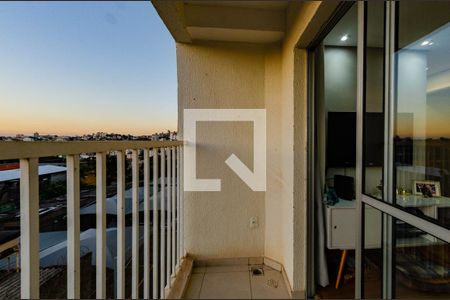 Varanda de apartamento à venda com 2 quartos, 52m² em Marajó, Belo Horizonte