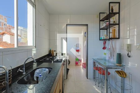 Cozinha de apartamento à venda com 2 quartos, 70m² em Sagrada Família, Belo Horizonte