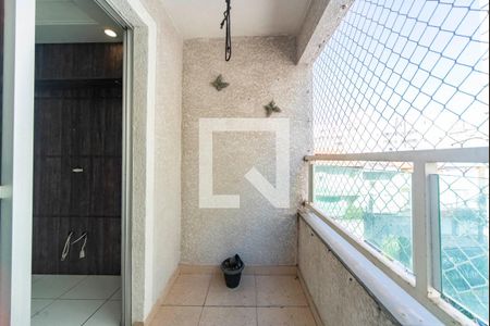 Varanda da Sala de apartamento para alugar com 2 quartos, 43m² em Parque Sao Vicente, Santo André