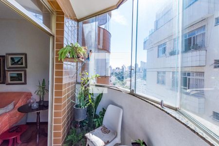 Varanda da Sala de apartamento à venda com 3 quartos, 93m² em Buritis, Belo Horizonte