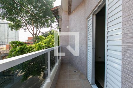 Varanda do Quarto  de casa para alugar com 1 quarto, 48m² em Vila Carmosina, São Paulo