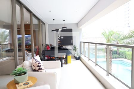 Varanda da Sala de apartamento para alugar com 3 quartos, 147m² em Pompeia, São Paulo
