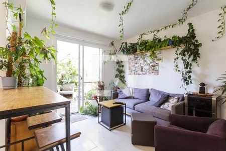 Sala de apartamento à venda com 2 quartos, 90m² em Indianópolis, São Paulo