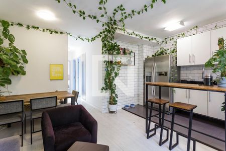 Sala de apartamento à venda com 2 quartos, 90m² em Indianópolis, São Paulo