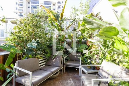 Varanda da sala  de apartamento à venda com 2 quartos, 90m² em Indianópolis, São Paulo