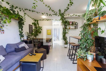 Varanda da sala  de apartamento à venda com 2 quartos, 90m² em Indianópolis, São Paulo