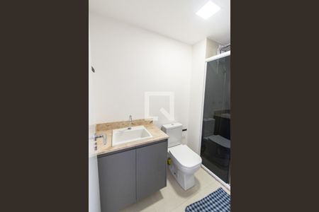 Banheiro de kitnet/studio para alugar com 1 quarto, 25m² em Vila Mariana, São Paulo