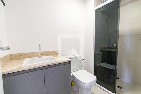 Banheiro  de kitnet/studio para alugar com 1 quarto, 25m² em Vila Mariana, São Paulo