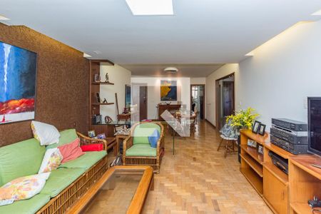 Sala de apartamento para alugar com 3 quartos, 111m² em Grajaú, Belo Horizonte